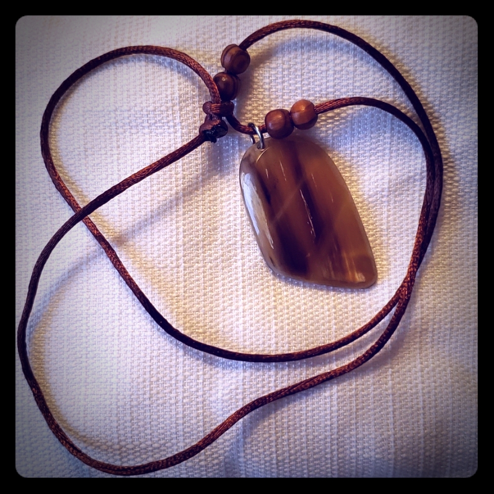 Cow Horn Necklace